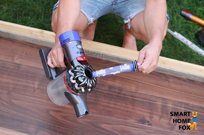 Nettoyage du filtre HEPA du Dyson V8